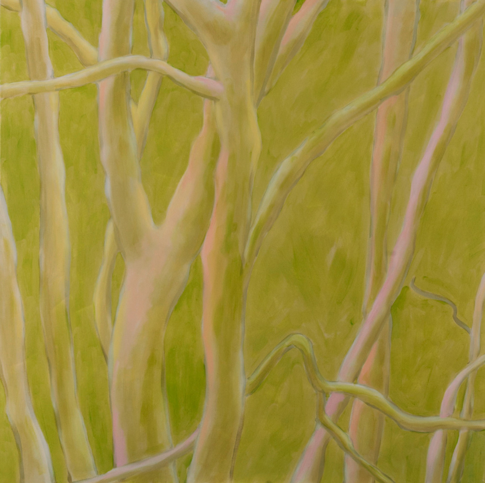 Frühling, 2012, Acryl auf Leinwand, 100 x 100 cm