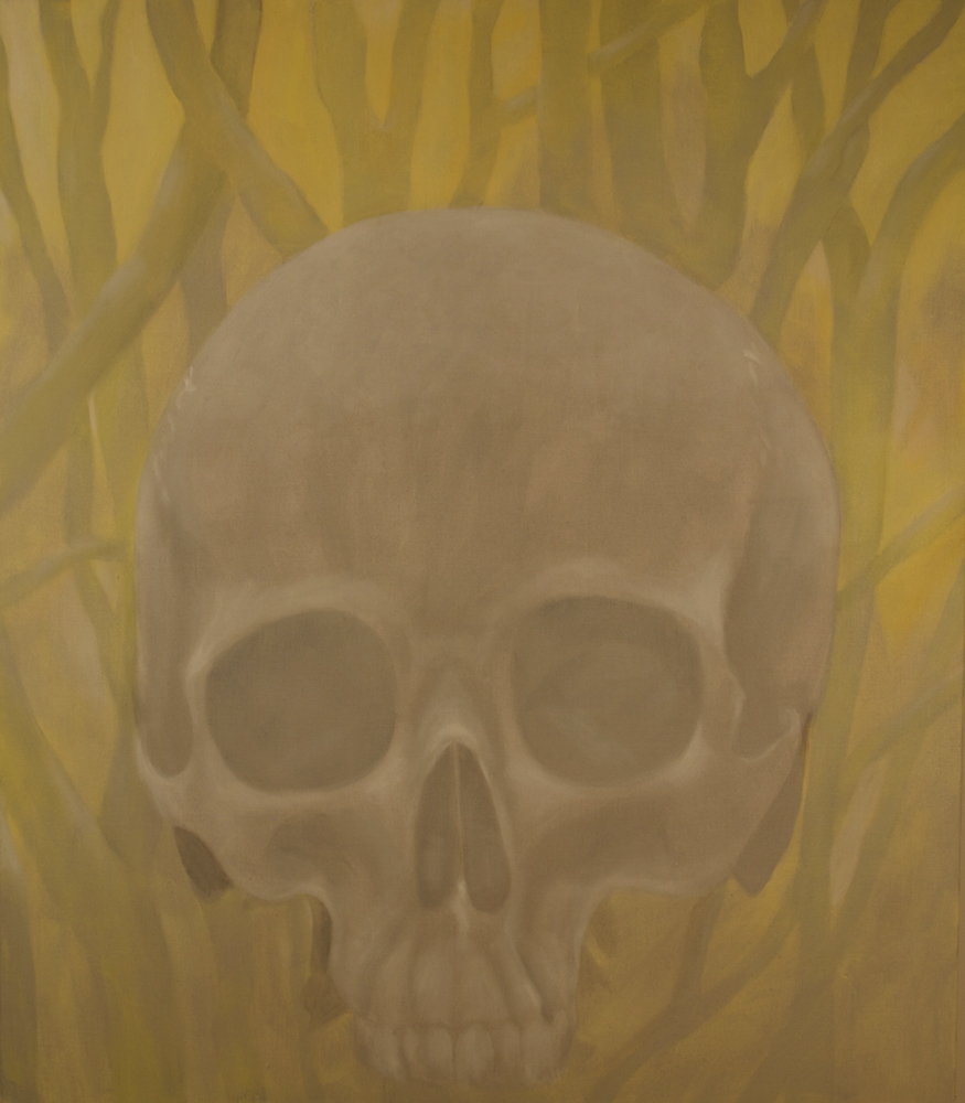 Im Geäst, 2014, Acryl auf Leinwand, 140 x 120 cm